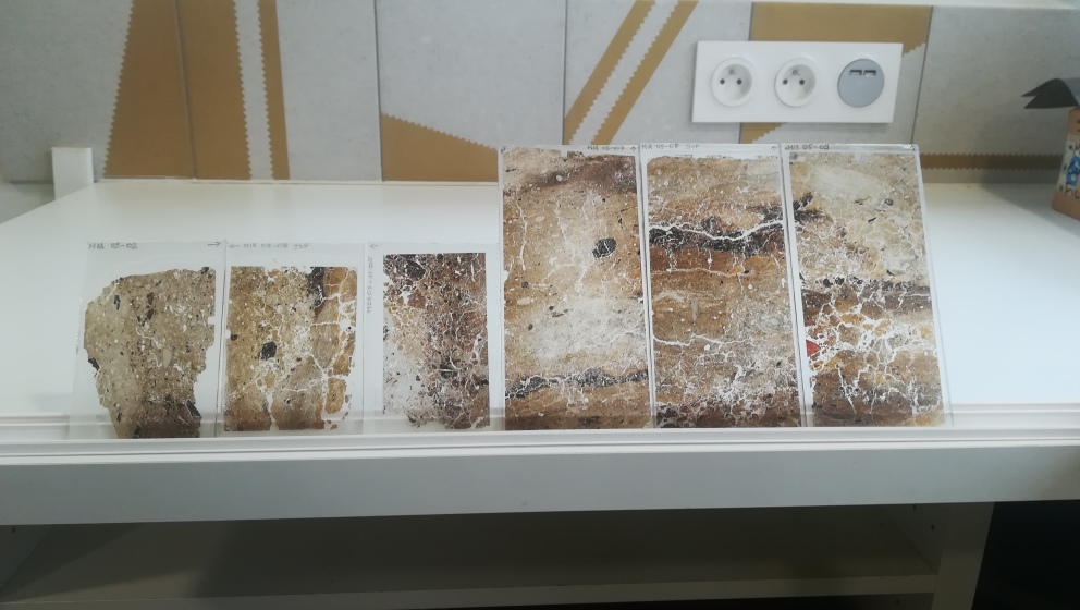 Thin sections from a Spanish rock shelter