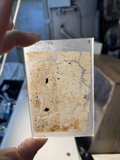 Micromorphology thin section from the Antonine Wall