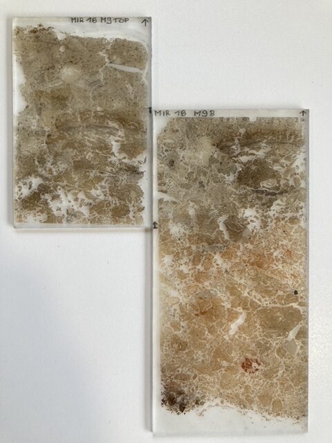 Overlapping thin sections