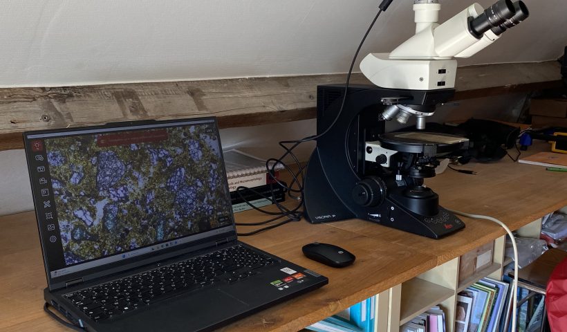 Micromorphology analysis set up